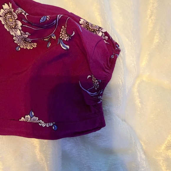 LOFT Plum Floral Maxi Dress - Picture 9 of 16